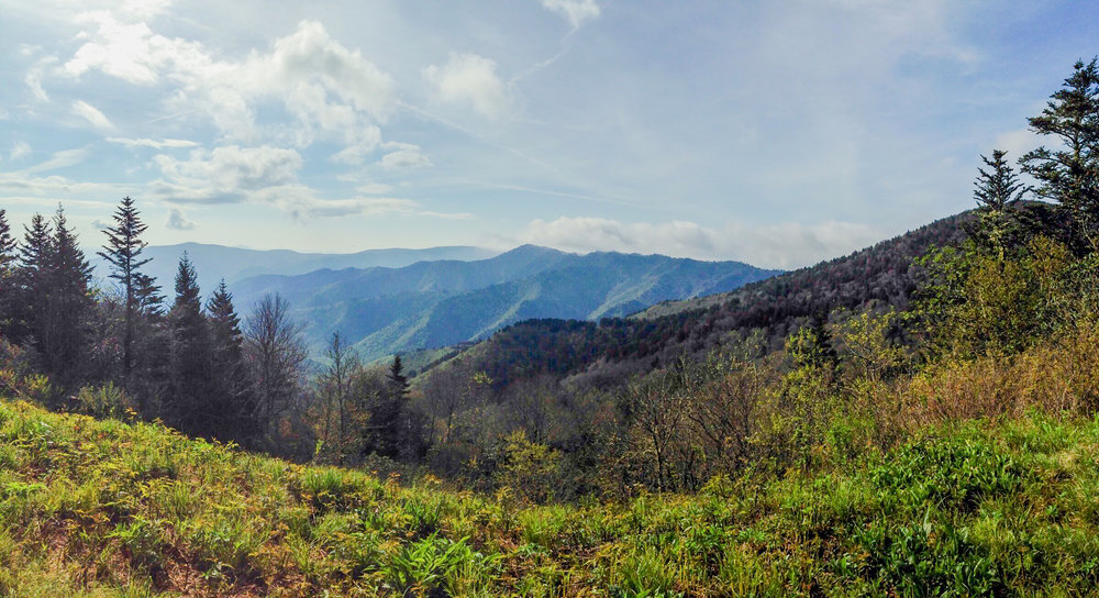  Taken from the Appalachian Trail in Smoky Mountain National Park 