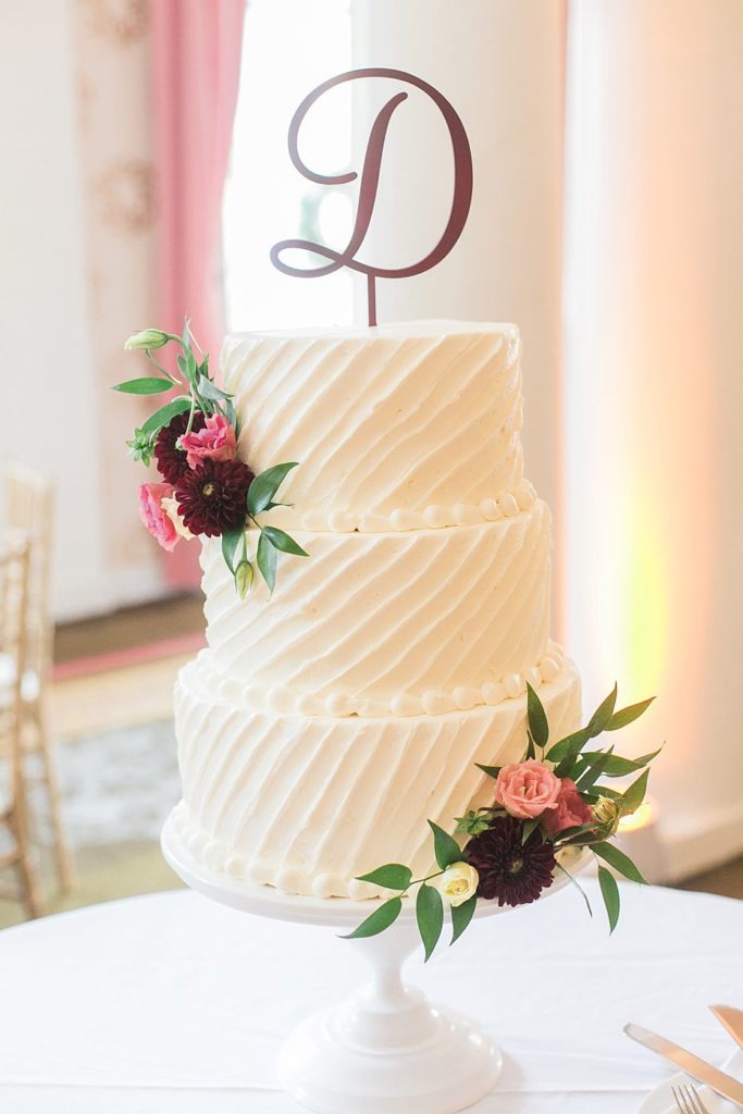 Wedding cake by Omni at Bedford Springs Resort