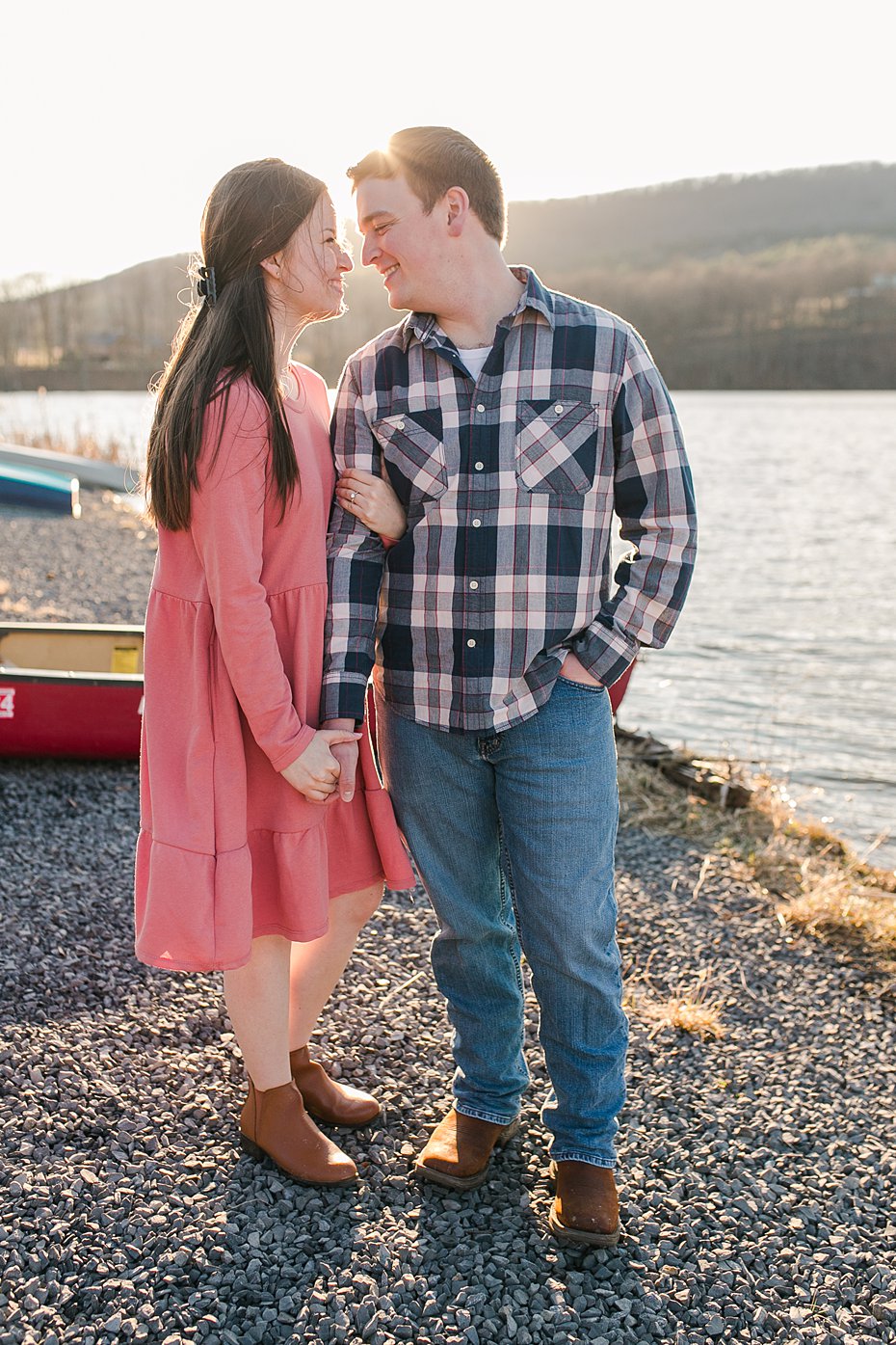 Colyer Lake Engagement Session in State College, Pennsylvania Kaitlyn